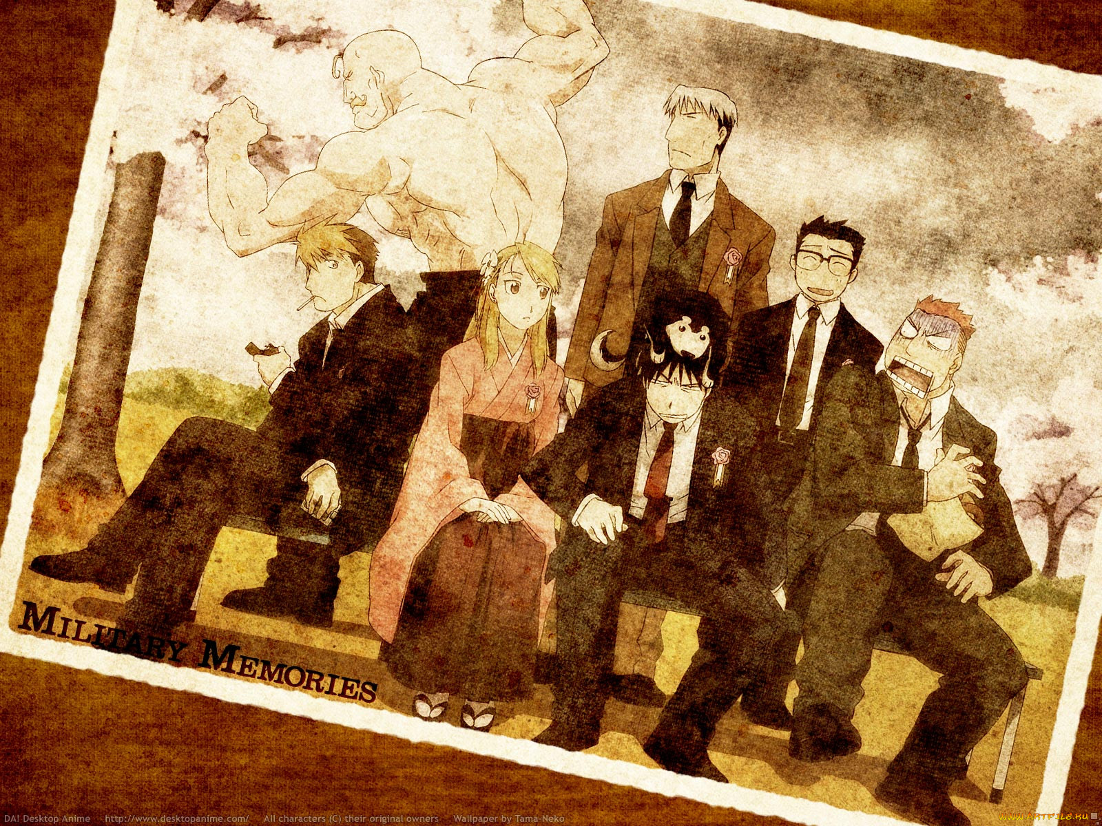 , fullmetal, alchemist, hawkeye, mustang, hayate, havoc, breda, falman, fuery, armstrong, military, , 